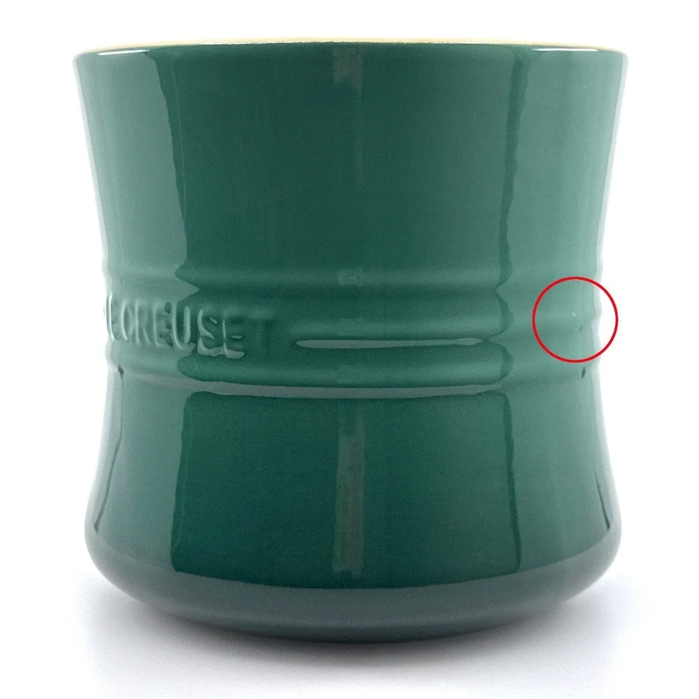 Le Creuset Artichaut Green Large Utensil Crock 2.3L / 2.38 Qt Stoneware 2102